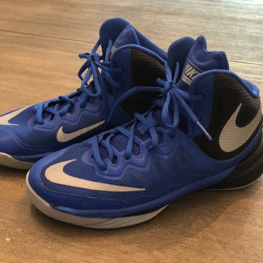 Basketball sneakers.